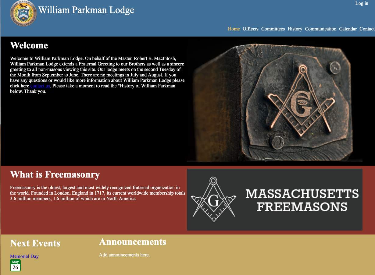 William Parkman Lodge
